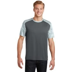Sport-Tek® CamoHex Colorblock Tee