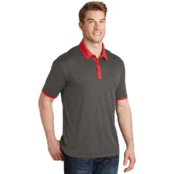 CLEARANCE Sport-Tek® Heather Contender™ Contrast Polo 7 CLEARANCE Sport-Tek® Heather Contender™ Contrast Polo -Portwest Shop STST667@3