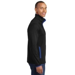Sport-Tek® Sport-Wick® Stretch Contrast Full-Zip Jacket -Portwest Shop STST853@2
