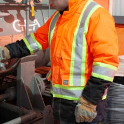 Tough Duck Lined Safety Parka