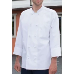 Uncommon Threads Classic 10 Knot Easy Care Twill Chef Coat
