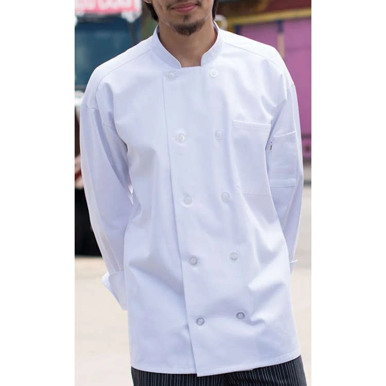 Uncommon Threads Classic Twill With Mesh Back With 10 Matching Button Chef Coat 1 Uncommon Threads Classic Twill With Mesh Back With 10 Matching Button Chef Coat