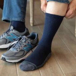 Extra Wide Sock Co Extra Wide Loose Fit Casual Crew Socks - 3 Per Bag -Portwest Shop XW720@3